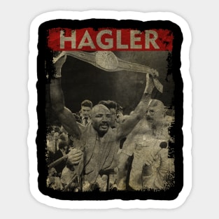 TEXTURE ART- Marvin Hagler - RETRO STYLE 2 Sticker